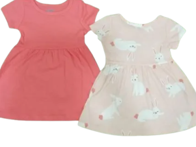 C12-02-0152-0612 OldNavy 2-pieces DRESSES PINK BUNNY