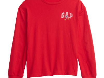 C06-03-0428 Gap x Disney Baby 100% Organic Cotton Graphic T-Shirt - modern red