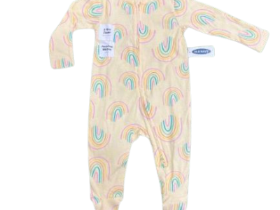 C12-03-0159-0306 OLD NAVY Sleep & Play Footed Yellow