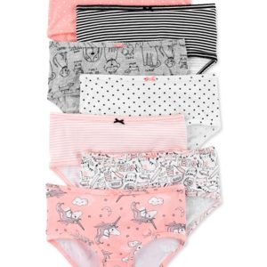 C03-05-0542-0203 Carter's Toddler Girls 7 Pack Brief Panty
