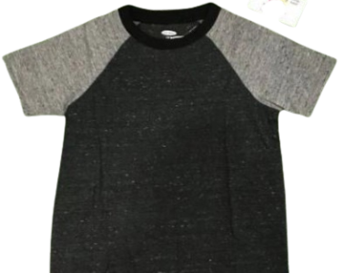 C12-07-0288 TSHIRT - BLACK/GREY