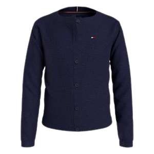 C16-05-0675-00XS Tommy Hilfiger Girl's Big Kids' Cardigan Evening Blue