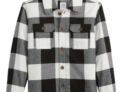 C06-07-0806-000M Kids Plaid Shacket