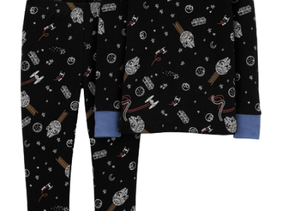 C03-04-0827 Toddler 2-Piece Star Wars TM 100% Snug Fit Cotton PJs - Black