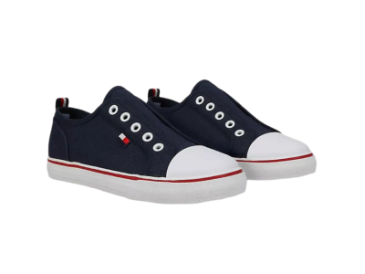 S16-04-1168-011Y Kids' Laceless Sneaker - Navy #TZ001048