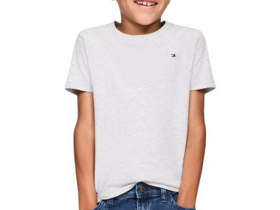 C16-04-1177-XS45 Kids' Solid Crewneck T-Shirt -  Grey Heather # 71J4179